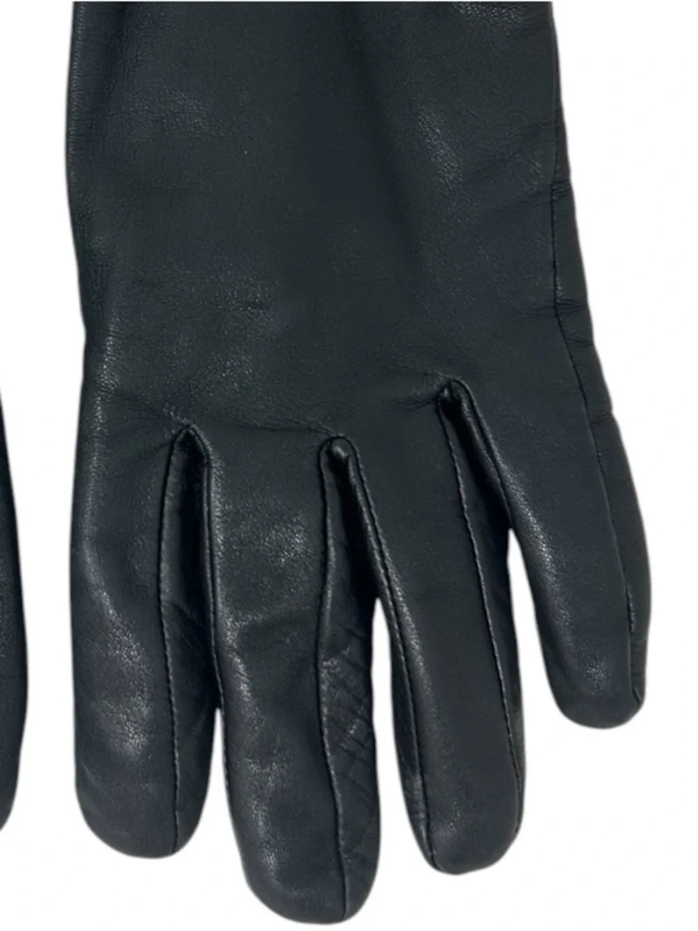 Michael Kors black leather gloves